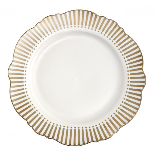 Plato plano madame recamier en dorado