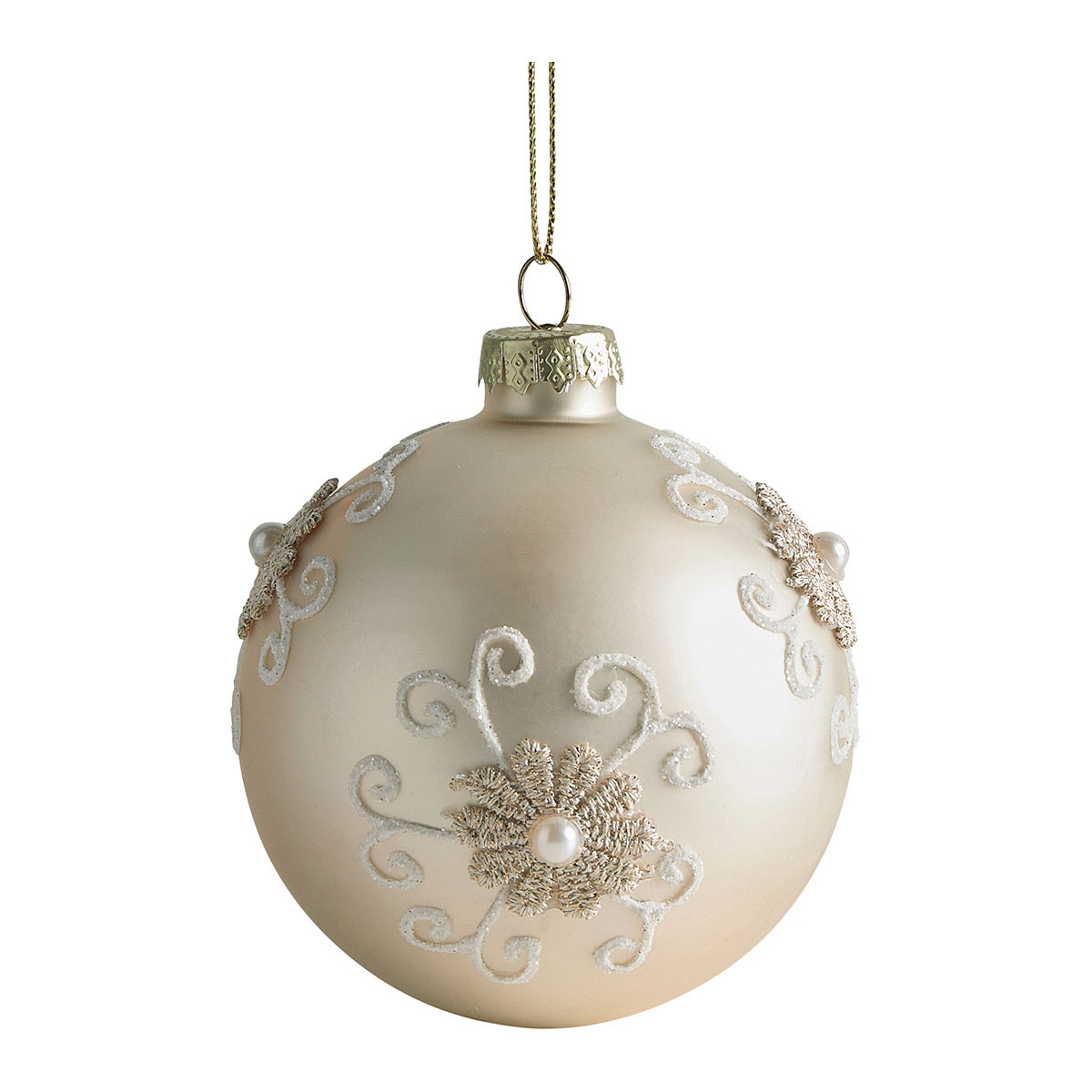 Juego de 3 adornos navideños de cristal de lujo - Imagen 6