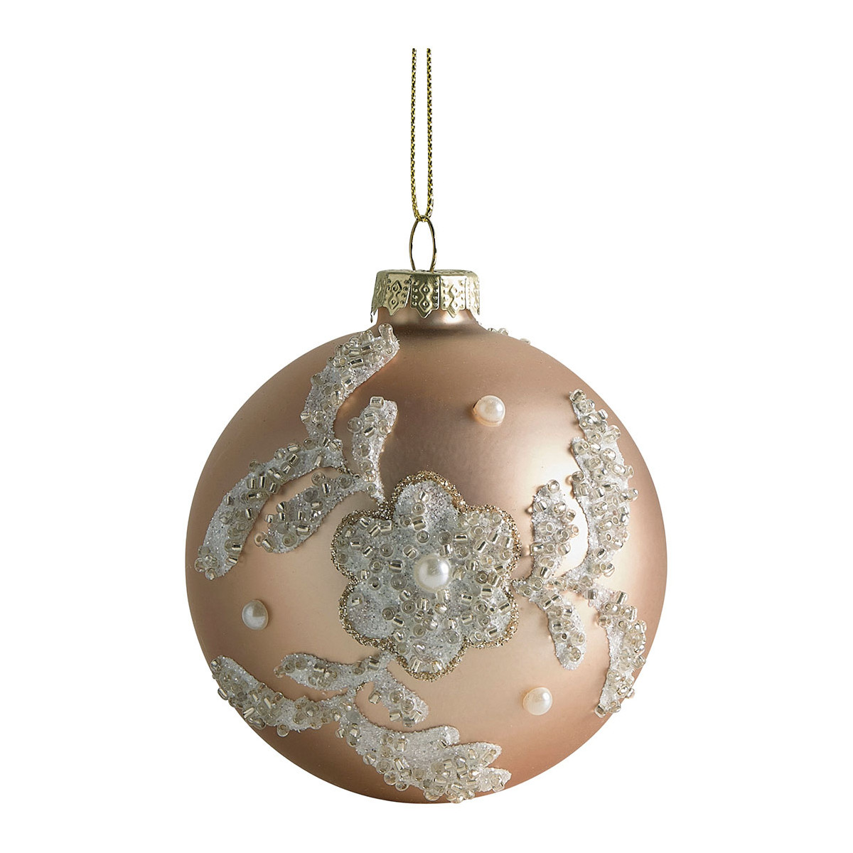 Juego de 3 adornos navideños de cristal de lujo - Imagen 7