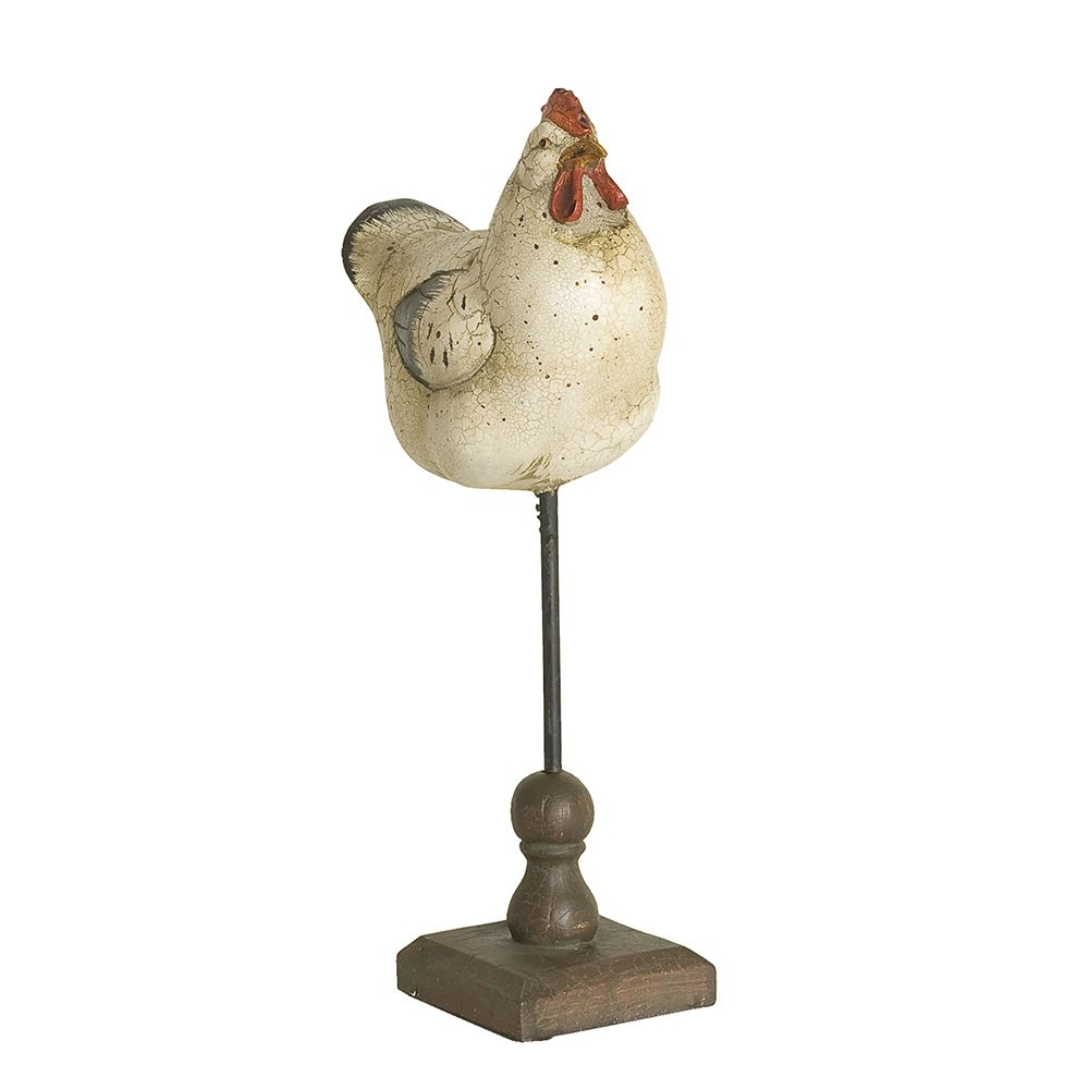 Figura decorativa gallina vintage